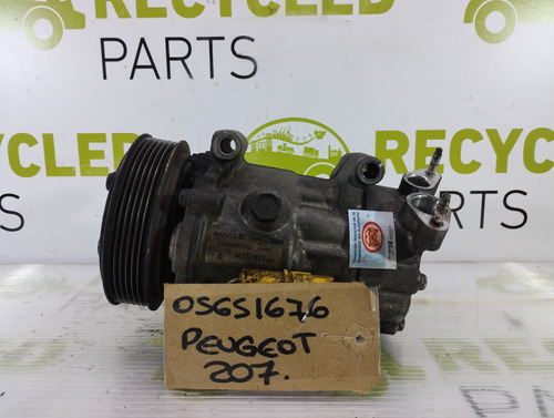Compresor De A/a Peugeot 207 1.6 (05651676)