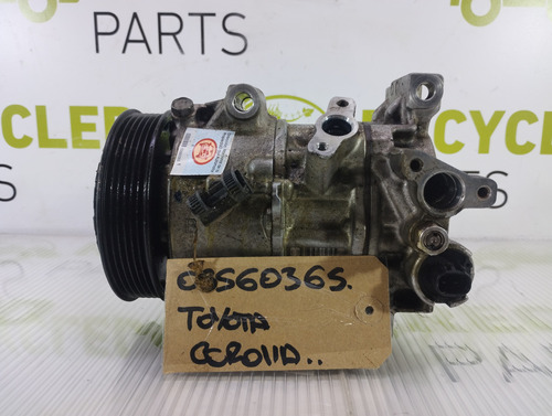 Compresor De A/a Toyota Corolla 1.8 2zr (05560365)