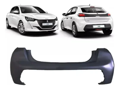 Paragolpe Trasero Peugeot 208 S/sensor 2020 En Adelante