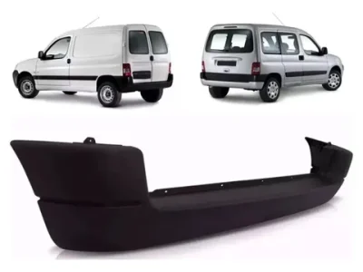 Paragolpe Trasero Peugeot Partner Berlingo 1998 En Adelante