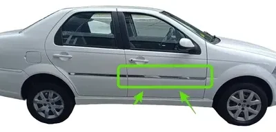 Moldura Bagueta Puerta Delantera Der Fiat Palio F3 Original
