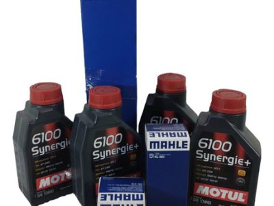 Kit Filtros Mahle + 4l Aceite 10w40 Motul Renault Motor D4f