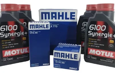 Kit Filtros Mahle + 4l Aceite 10w40 Motul Renault Motor K4m