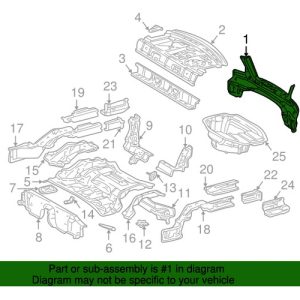 Panel Trasero Mercedes Benz Clase C Original