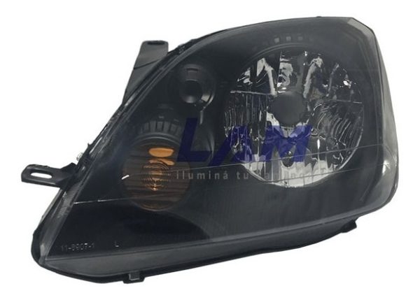 Optica Izquierda Ford Fiesta Aro Negro 2002-2007