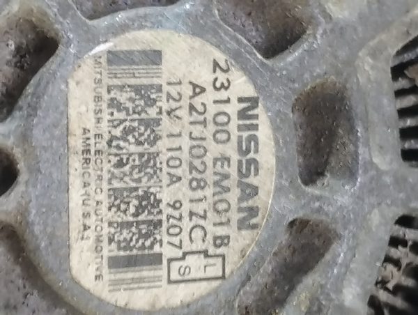 Alternador Nissan Tiida 1.8 (03163433)