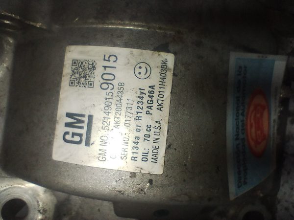 Compresor De A/a Chevrolet Prisma 1.4 (06273420)