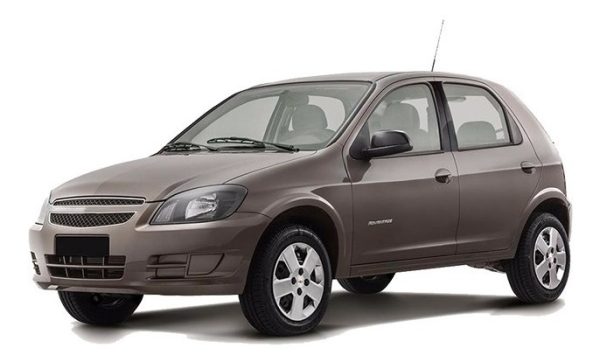 Optica Izquierda Chevrolet Celta 2011/2015 Fondo Cromado Nv