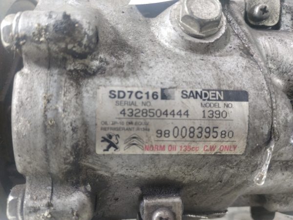 Compresor De A/a Peugeot 308 1.6 (06015451)