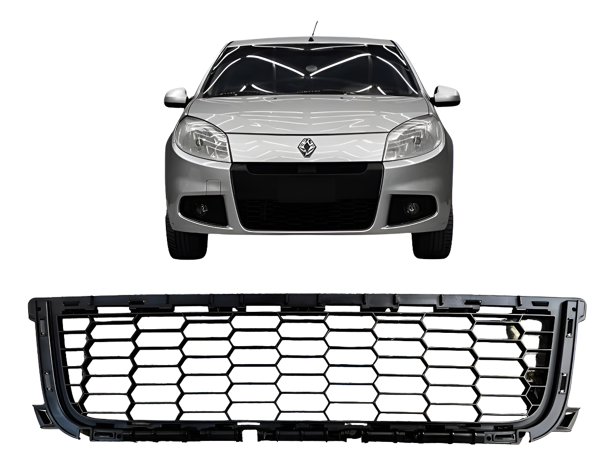 Grilla Central Inferior Paragolpe Renault Sandero 2011-2014