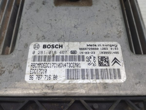 Modulo De Inyeccion Peugeot Partner 1.6 Hdi (05956650)