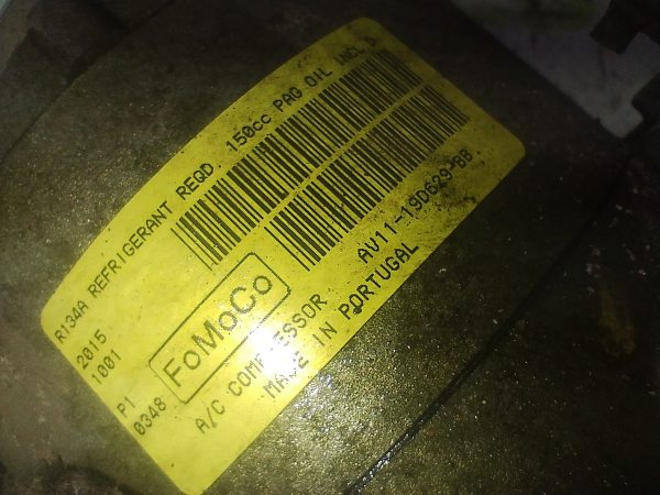 Compresor De A/a Ford Ecosport Kd 1.6 (06221825)