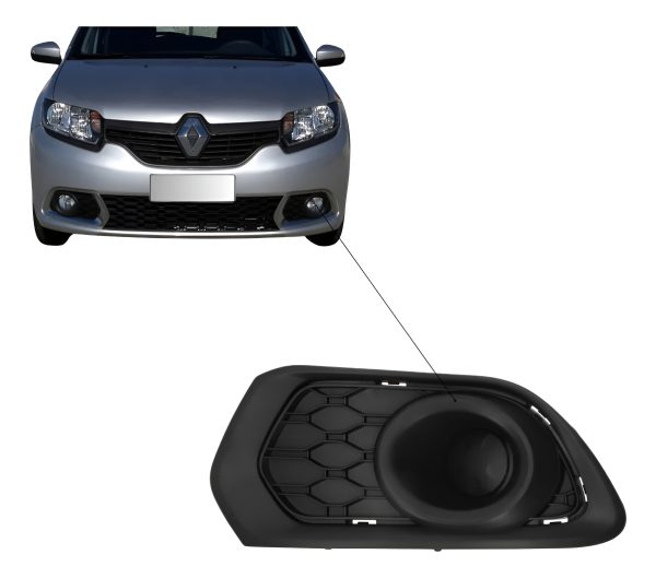 Grilla Lateral Izq Paragolpe Renault Sandero 2014-2018