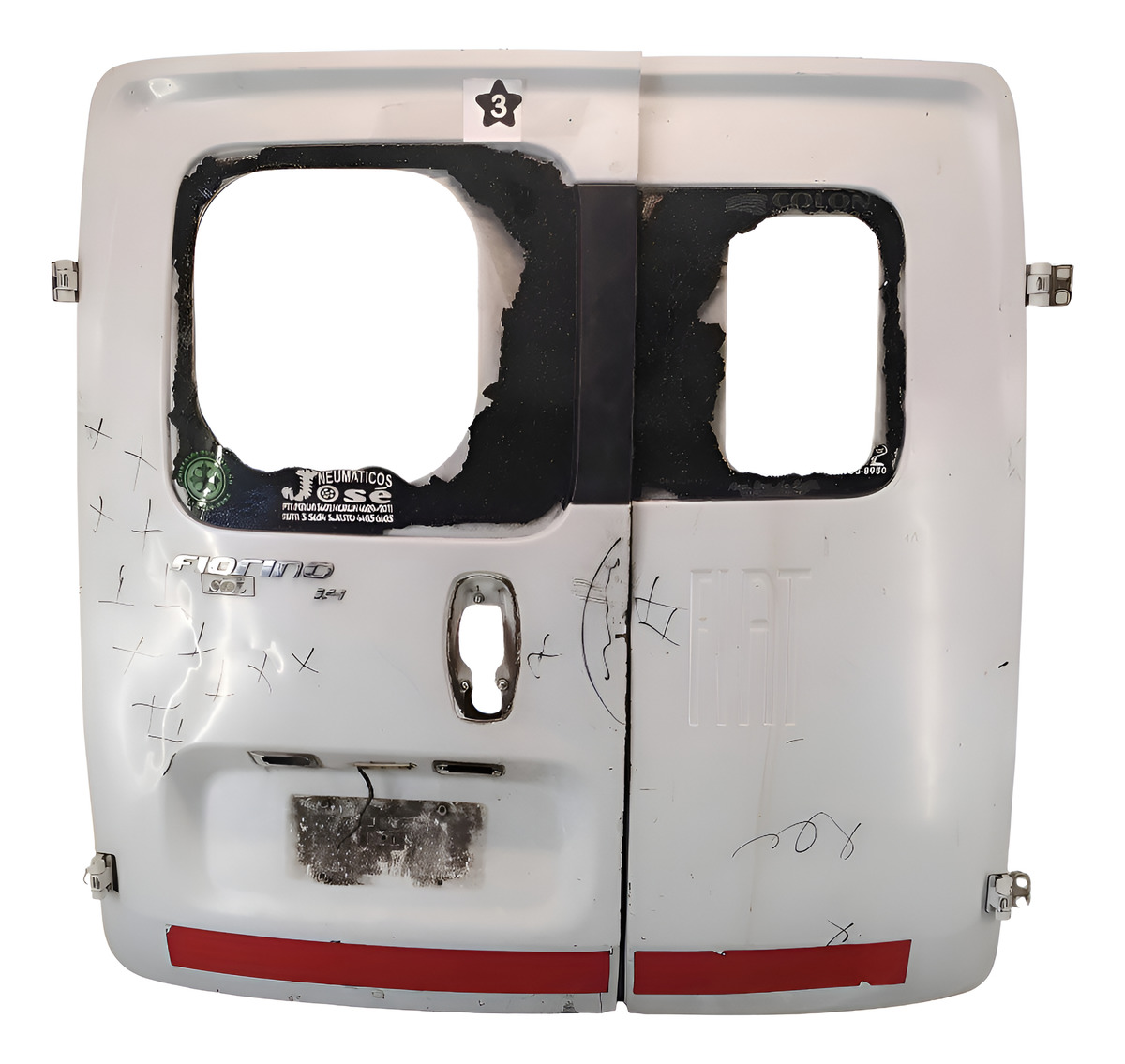 Porton Trasero Fiat Fiorino Novo (06135657)