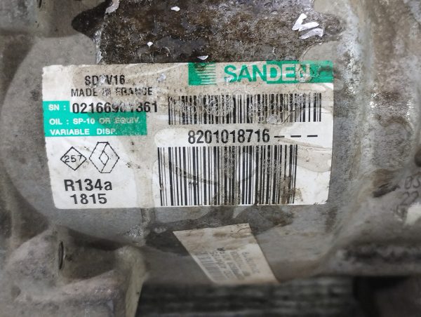 Compresor De A/a Renault Duster 2.0 (05398986)