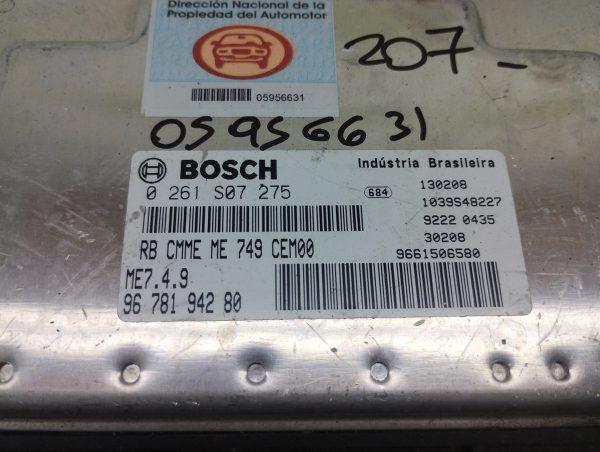 Modulo De Inyeccion Peugeot 207 1.6 (05956631)