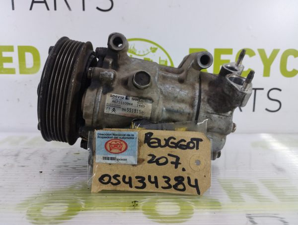 Compresor De A/a Peugeot 207 1.4 (05434384)