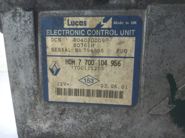 Modulo De Inyeccion Renault Clio 1.9 (03413794)