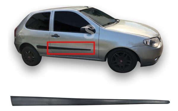 Kit X4 Molduras Baguetas Fiat Palio 2004-2007 3p Original