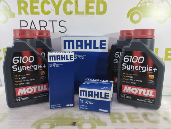 Kit Filtros Mahle + 4l Aceite 10w40 Motul Renault Motor K4m