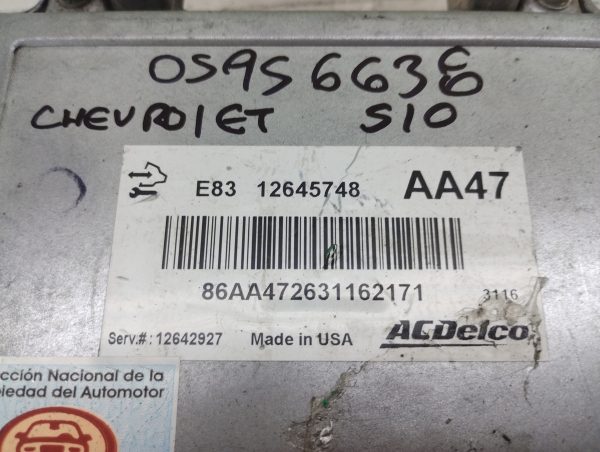 Modulo De Inyeccion Chevrolet Spin 1.8 (05956638)