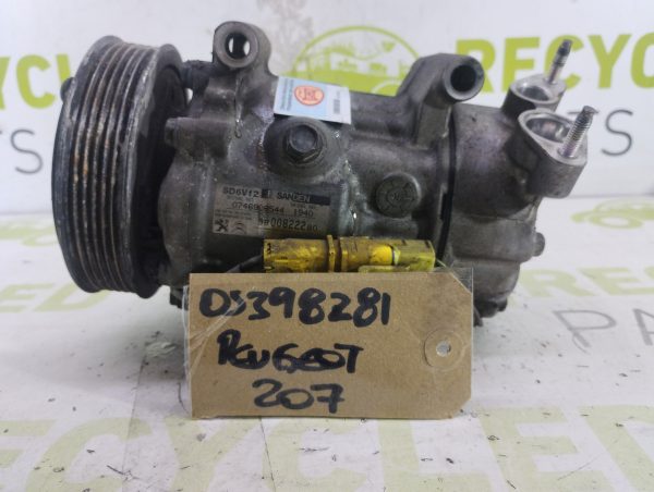 Compresor De A/a Peugeot 207 1.4 (05398281)