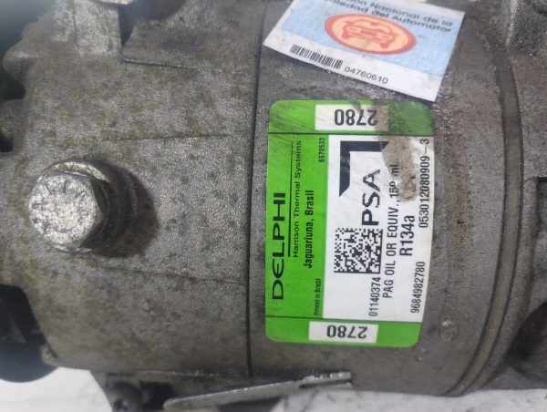 Compresor De A/a Citroen C3 Aircross 1.6 (04760610)