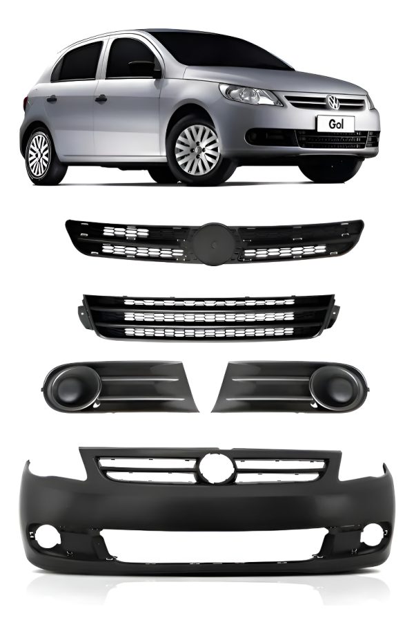 Paragolpe + Parrillas Vw Gol Trend Voyage G5 2008-2013