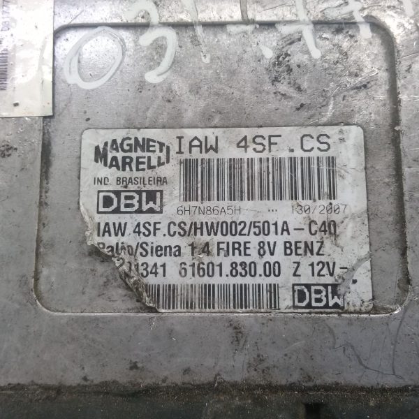 Modulo De Inyeccion Fiat Siena 1.4 8v (03177746)
