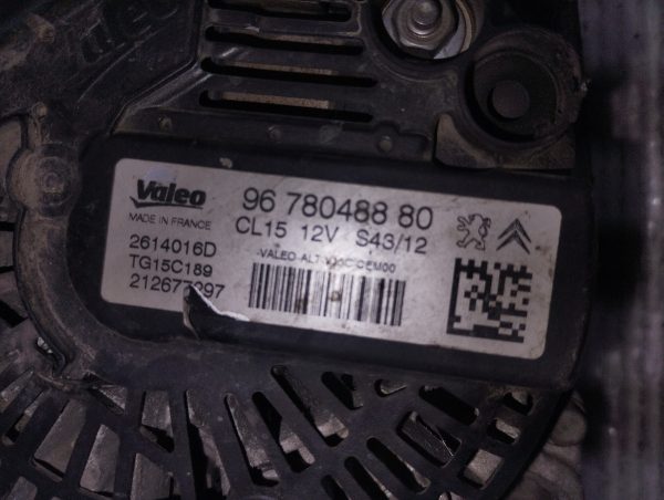 Alternador Peugeot 308 1.6 Hdi (05771241)