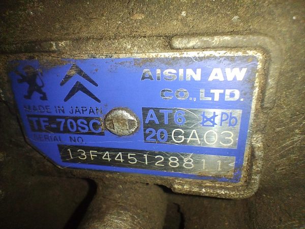 Caja De Velocidades Peugeot 308 1.6 16v Thp At (06016016)