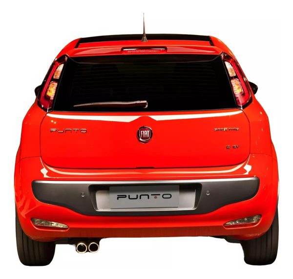 Paragolpe Trasero Fiat Punto 2013 En Adelante C/moldura
