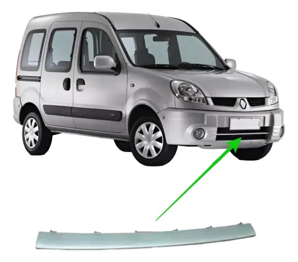 Moldura Central Paragolpe Delantero Renault Kangoo 2008-2012