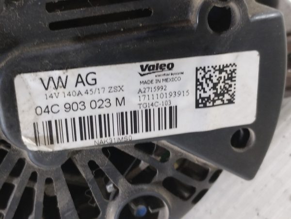 Alternador Vw Golf 1.4 Tsi (05083017)