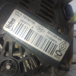 Alternador Renault Fluence 2.0 (06490907)