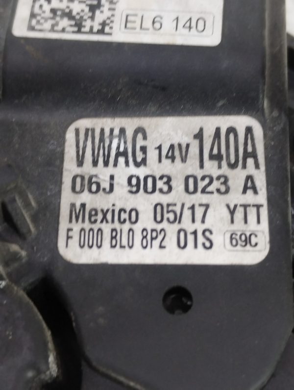 Alternador Vw Golf 2.0 Gti (04422059)