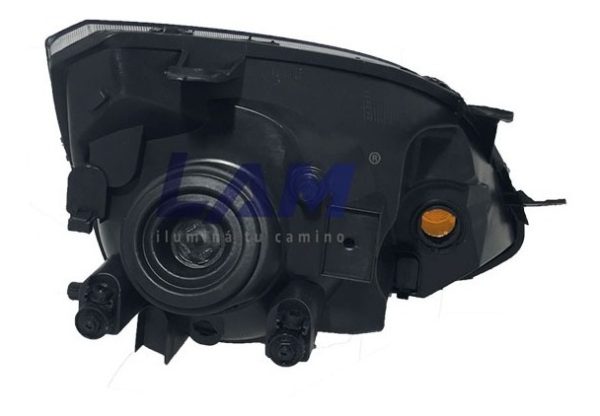 Optica Izquierda Ford Fiesta Aro Negro 2002-2007