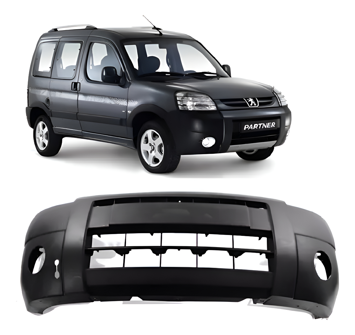 Paragolpe Delantero Peugeot Partner C/faro 2009-2020
