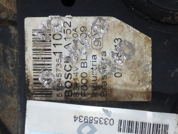Alternador Fiat Palio Novo 1.4 (03358934)