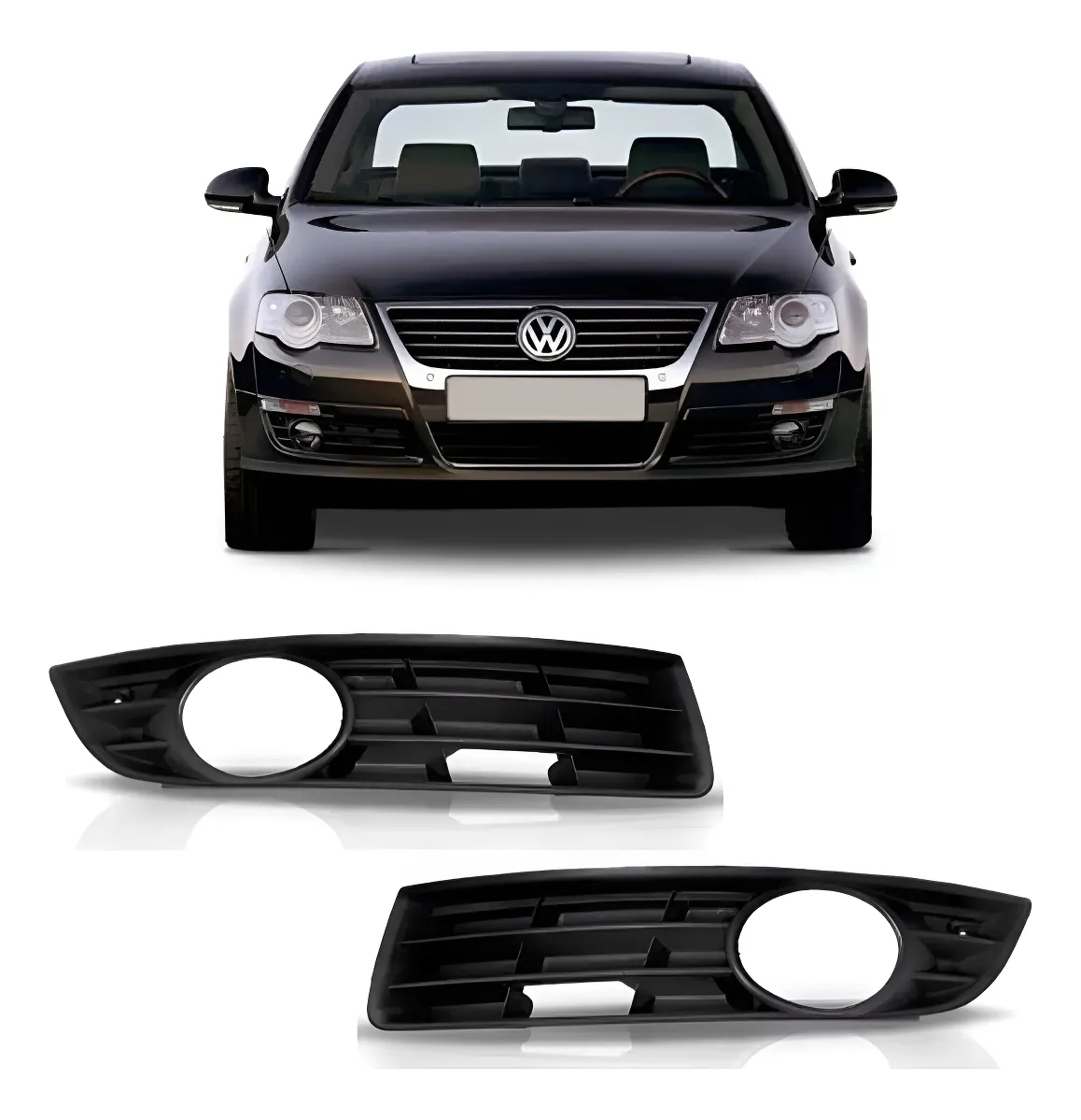 Grilla Rejilla Lateral Derecha Paragolpe Vw Passat 2006-2011