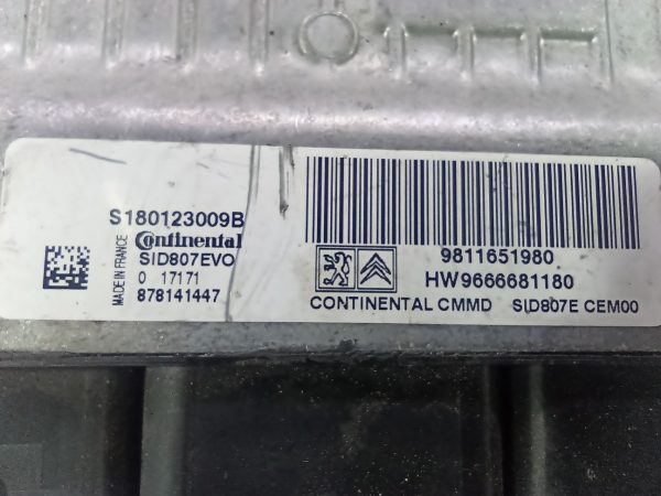 Modulo De Inyeccion Citroen C4 Lounge 1.6 Hdi (03013657)