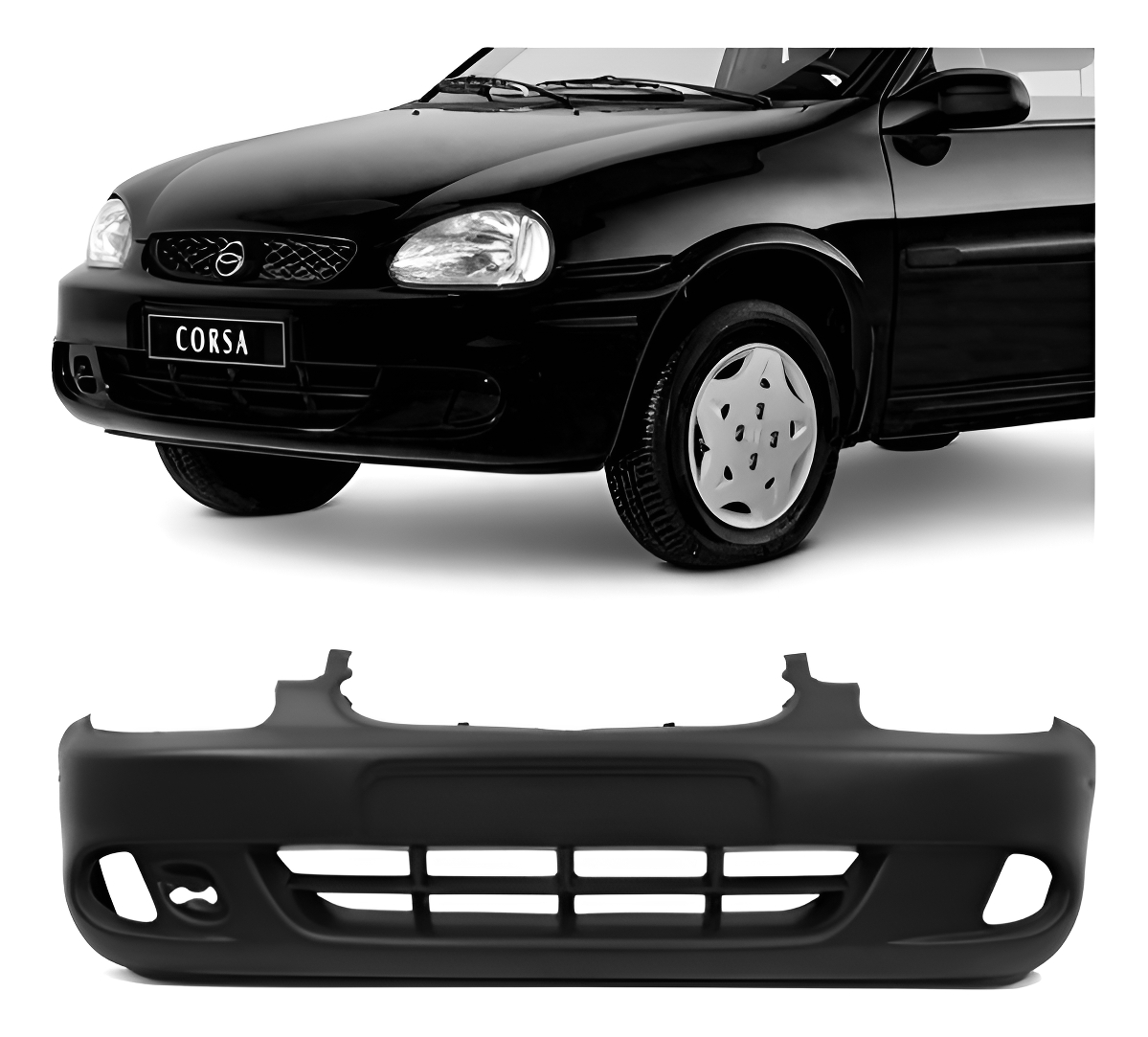 Paragolpe Delantero Chevrolet Corsa C/faro 1999-2011