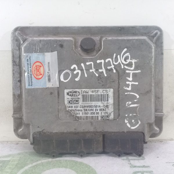 Modulo De Inyeccion Fiat Siena 1.4 8v (03177746)