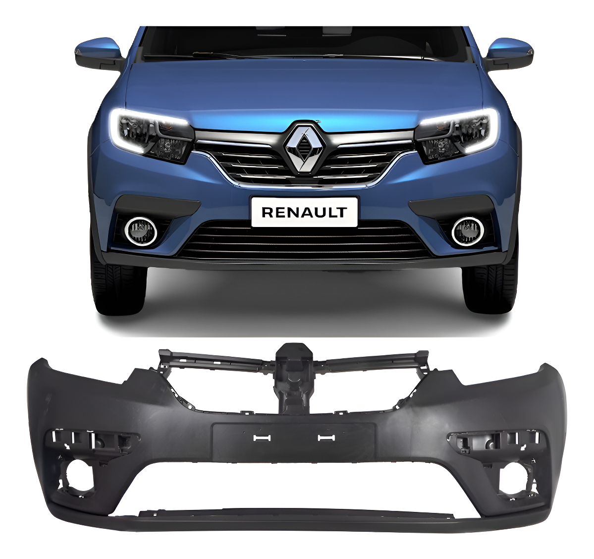 Paragolpe Delantero Renault Sandero Logan 2019 En Adelante